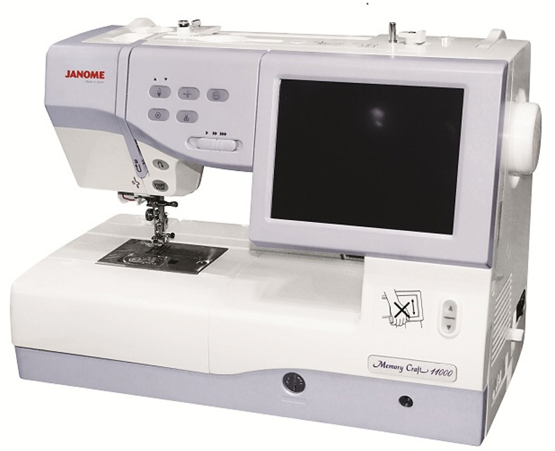 11000 JANOME  Sewing Machine  چرخ گلدوزی